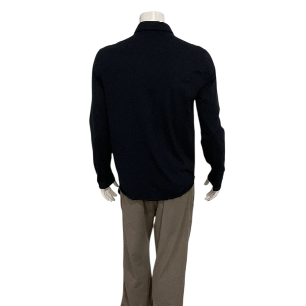 John Varvatos Men’s Navy Button Shirt - Picture 3 of 4